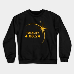 America Totality 4.08.24 Total Solar Eclipse 2024 Crewneck Sweatshirt